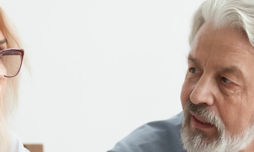 Beratung älteres Ehepaar