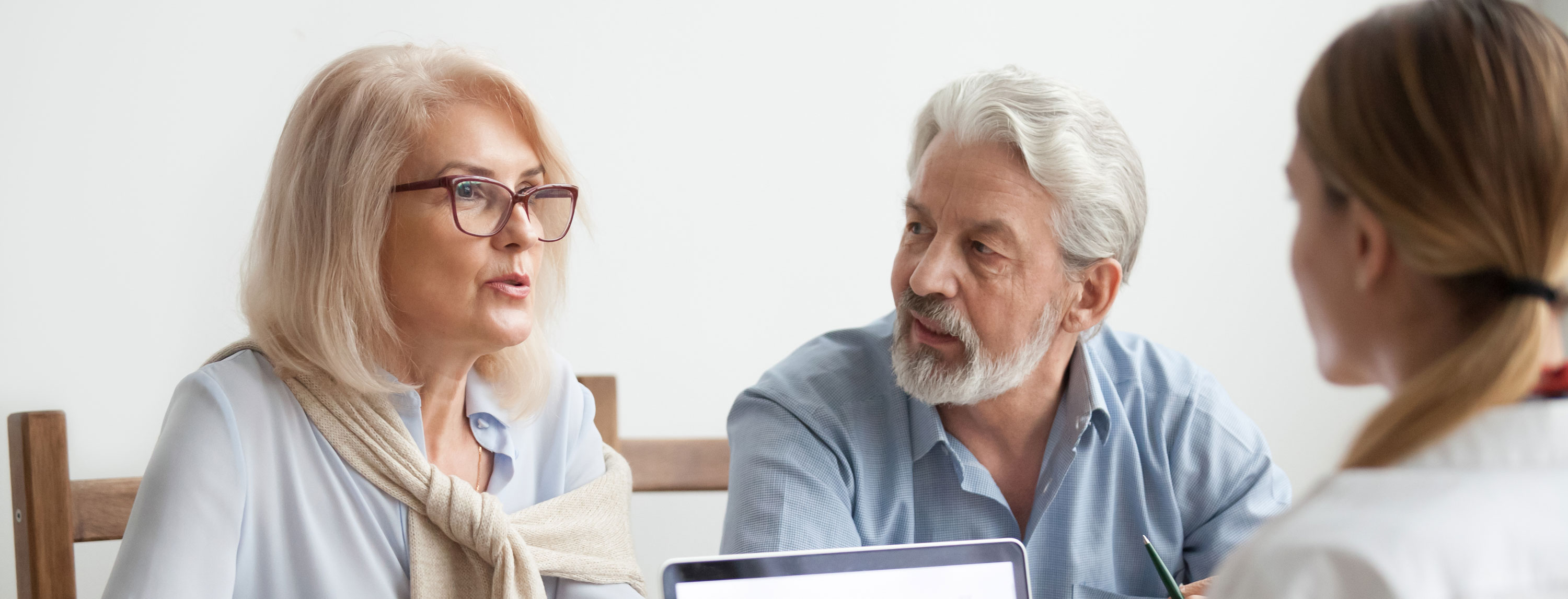 Beratung älteres Ehepaar
